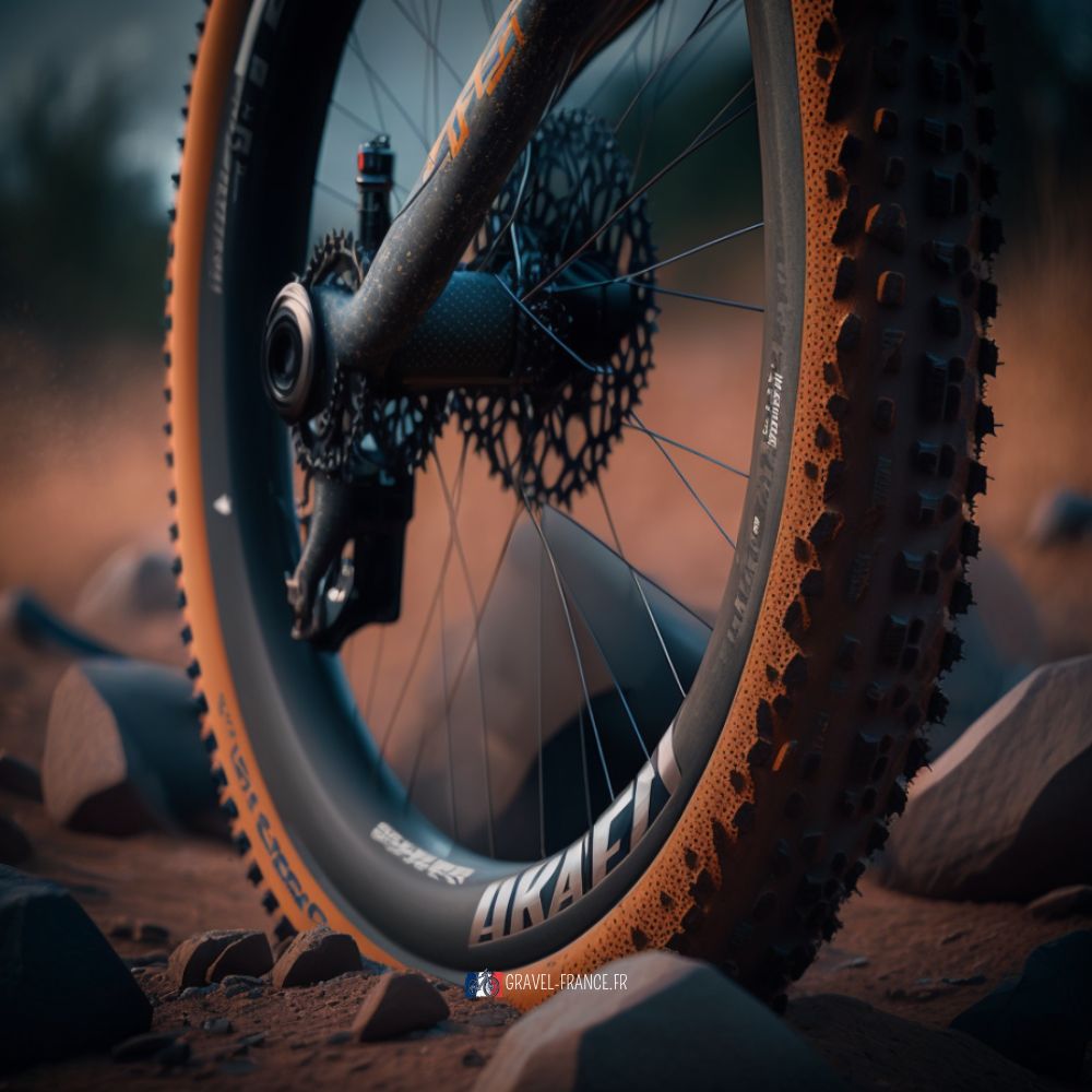 pneu gravel sol terre